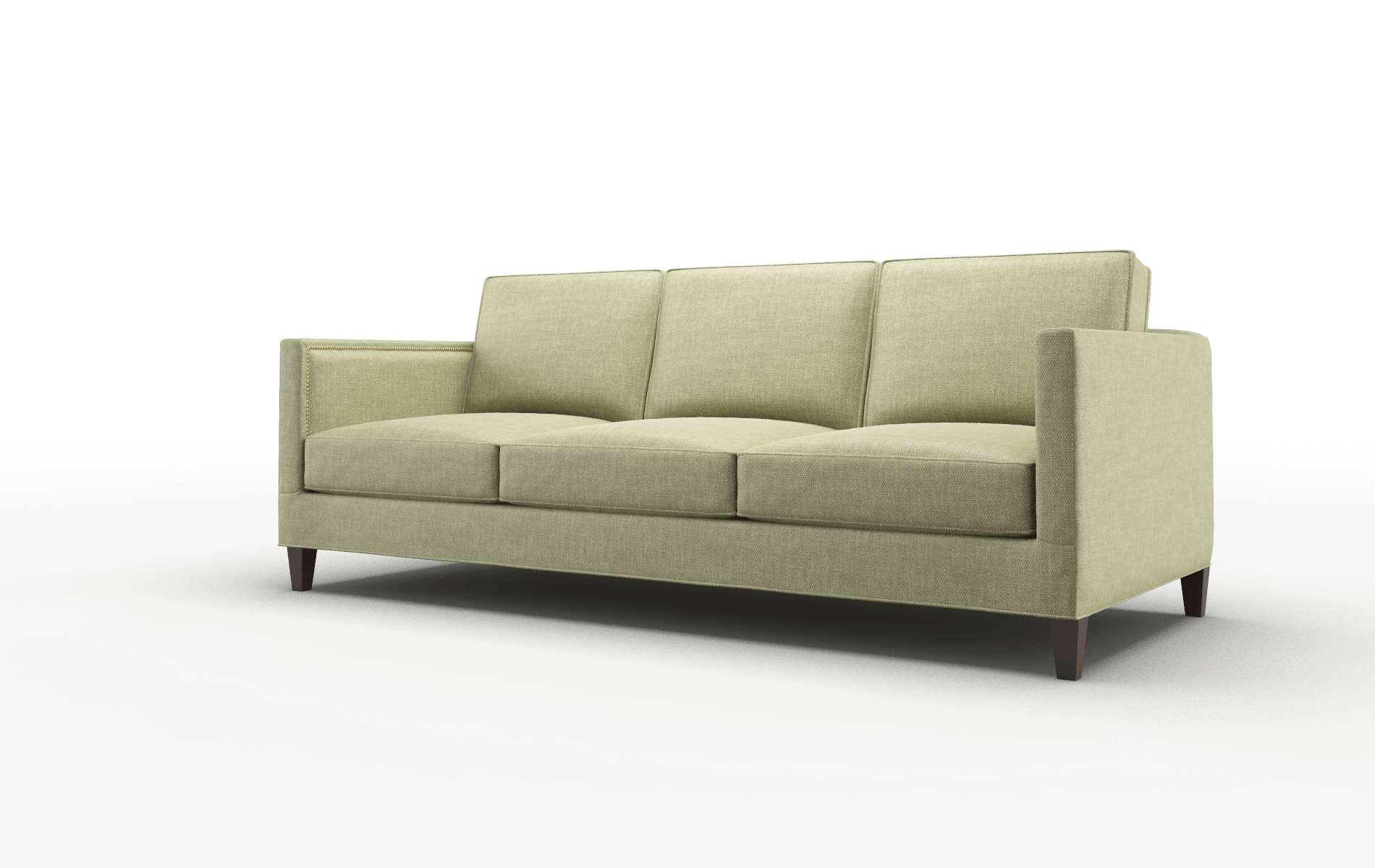 Alps Durham Lime Sofa espresso legs 4