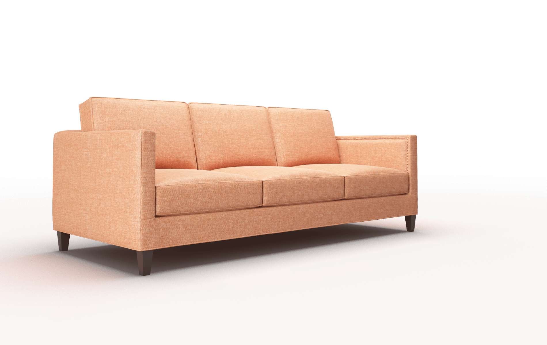 Alps Hepburn Appricot Sofa espresso legs 2