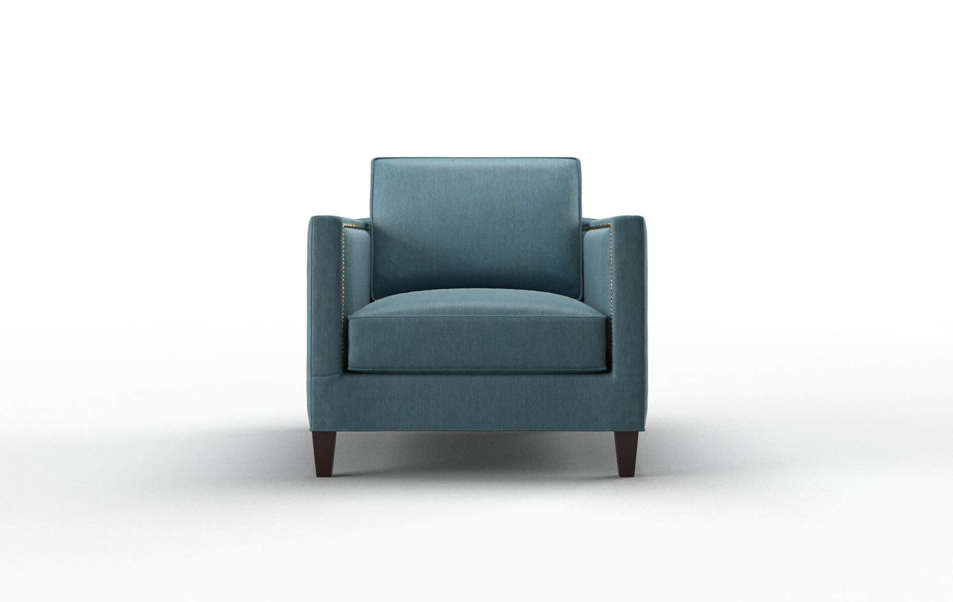 Alps Hepburn Teal chair espresso legs