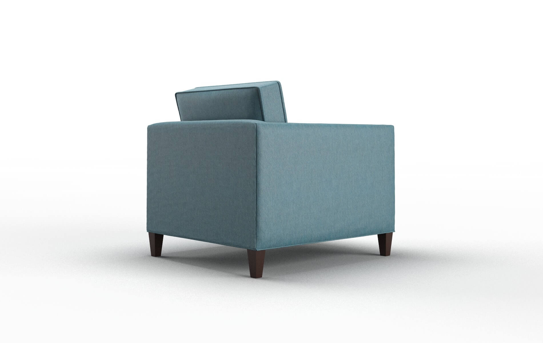 Alps Hepburn Teal Chair espresso legs 5