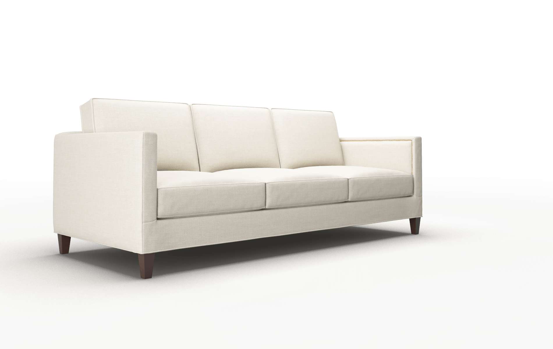Alps Keylargo Almond Sofa espresso legs 2