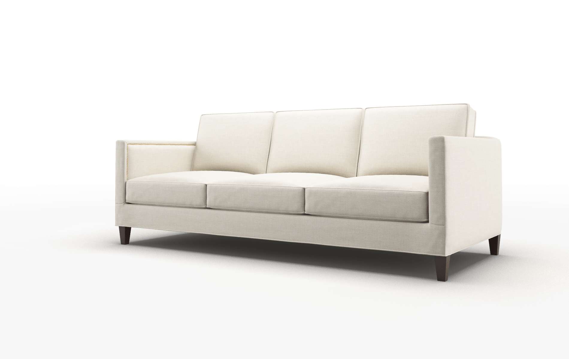Alps Keylargo Almond Sofa espresso legs 4