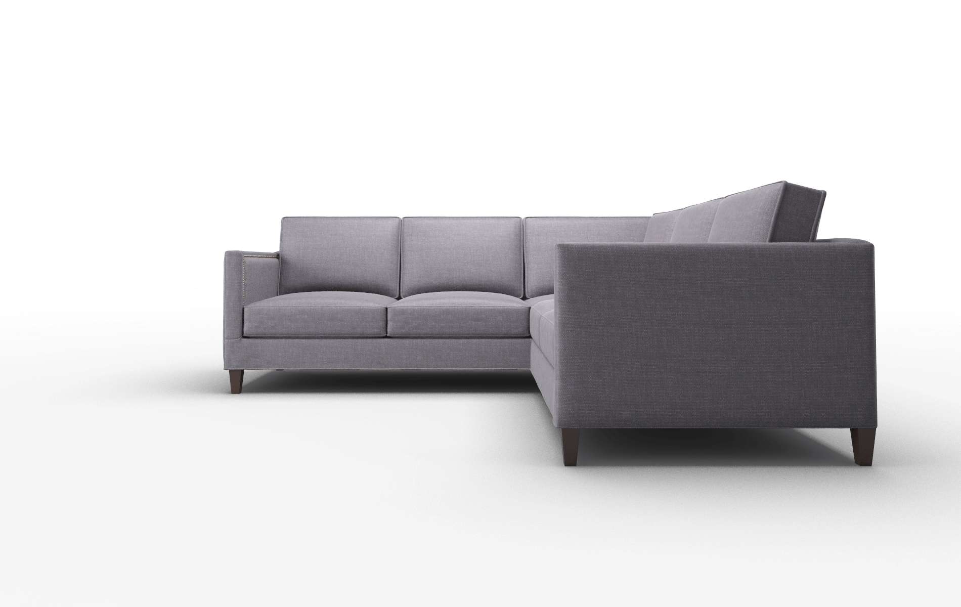 Alps Keylargo Grape Sectional espresso legs 5