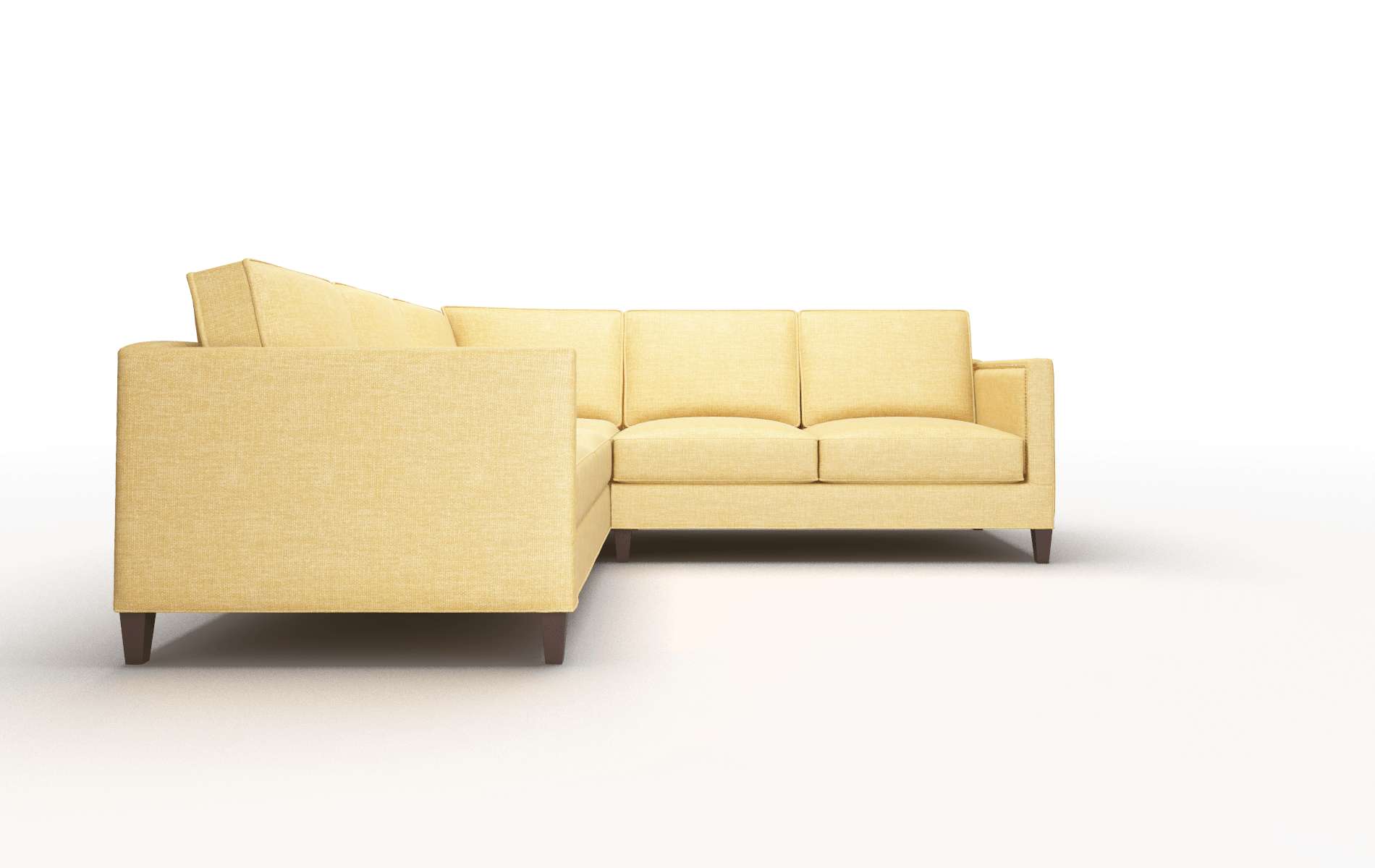 Alps Keylargo Honey Sectional espresso legs 2