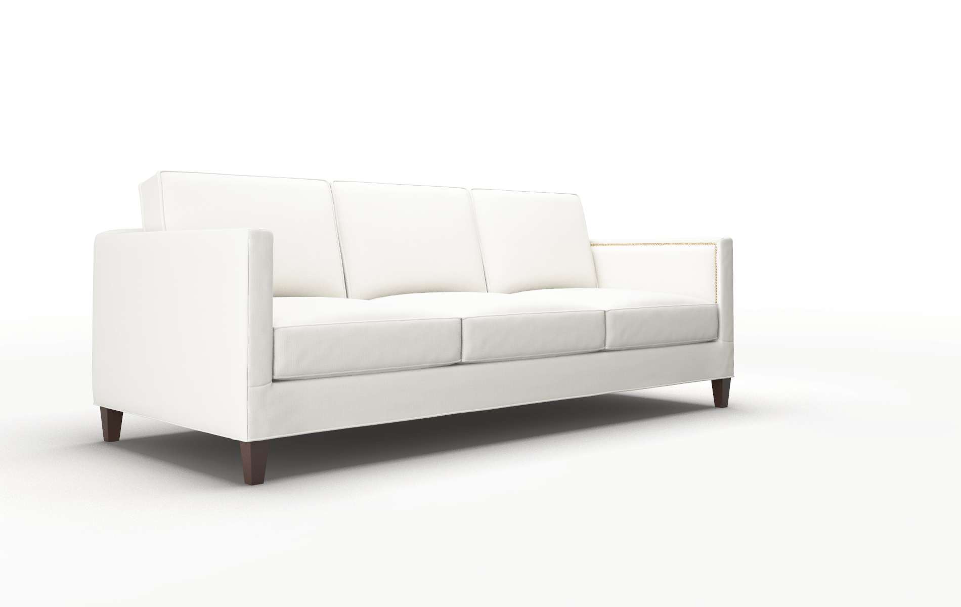 Alps Keylargo Oatmeal Sofa espresso legs 2
