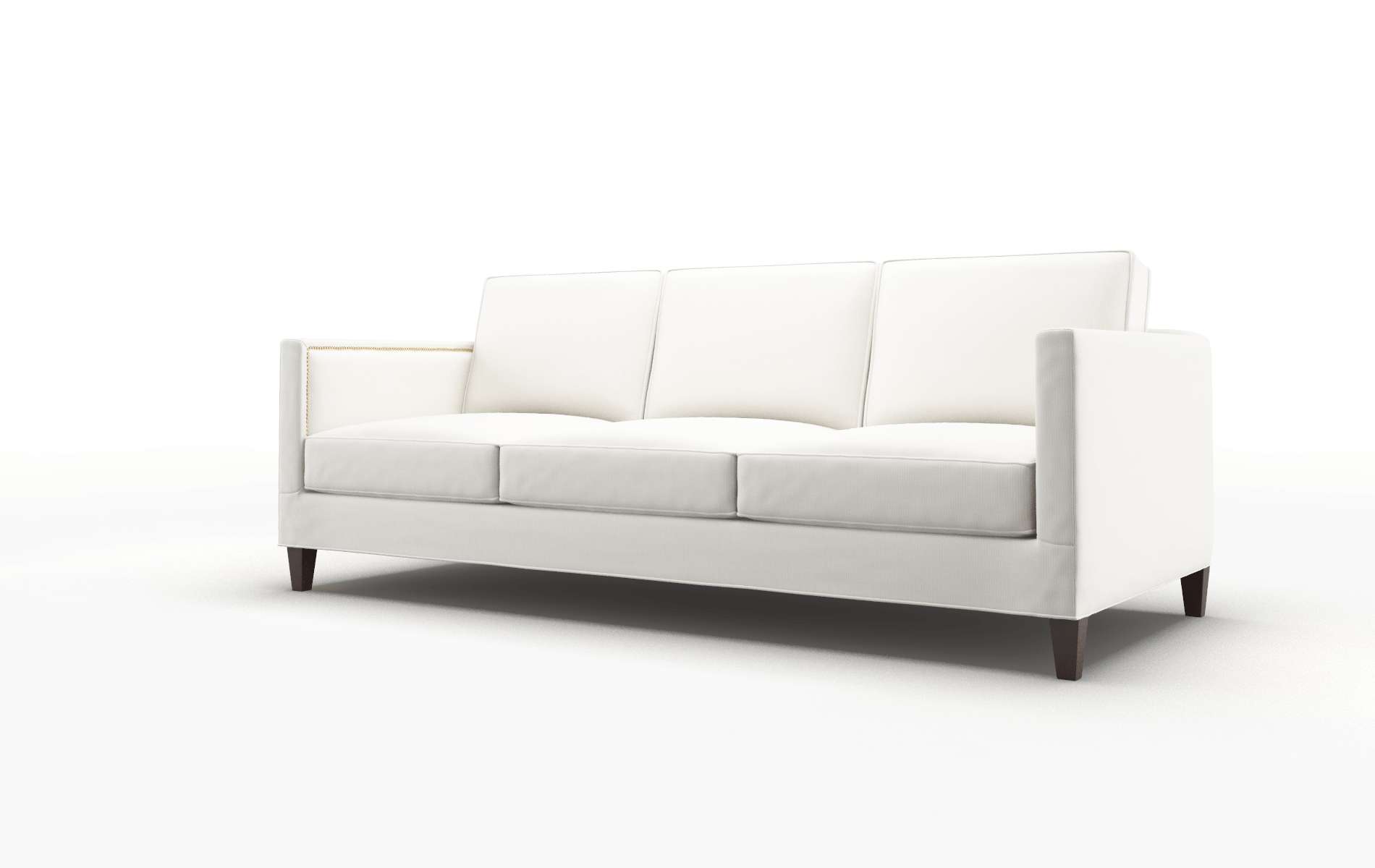 Alps Keylargo Oatmeal Sofa espresso legs 4