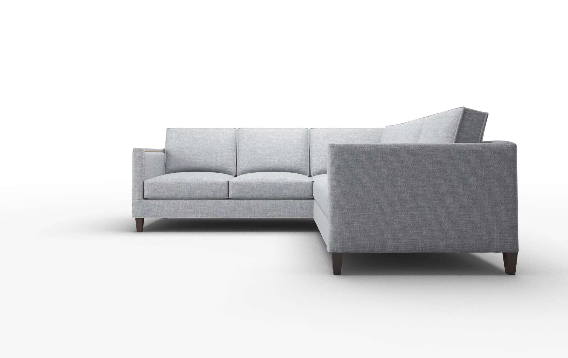 Alps Lana Ash Sectional espresso legs 5