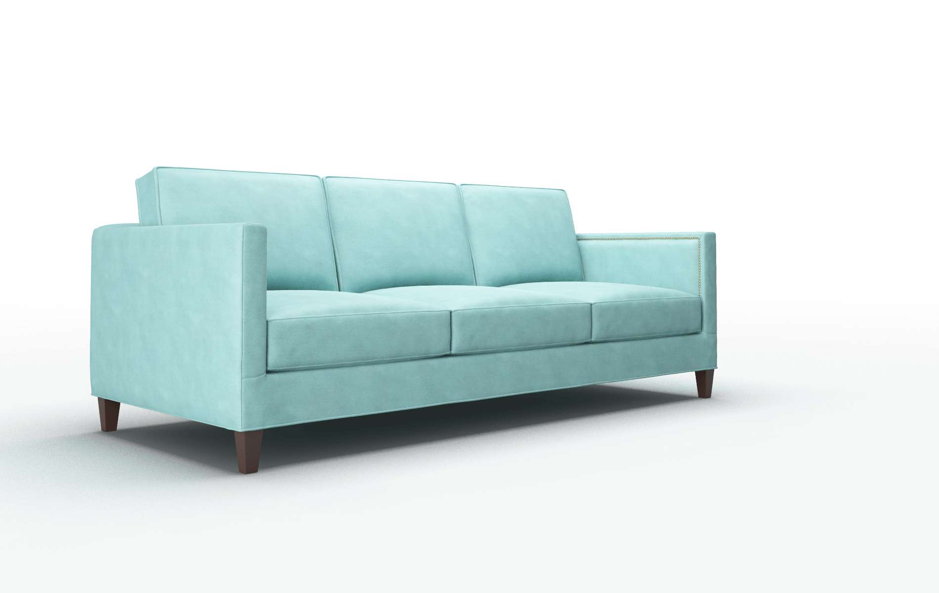 Alps Leslie Caribbean Sofa espresso legs 2