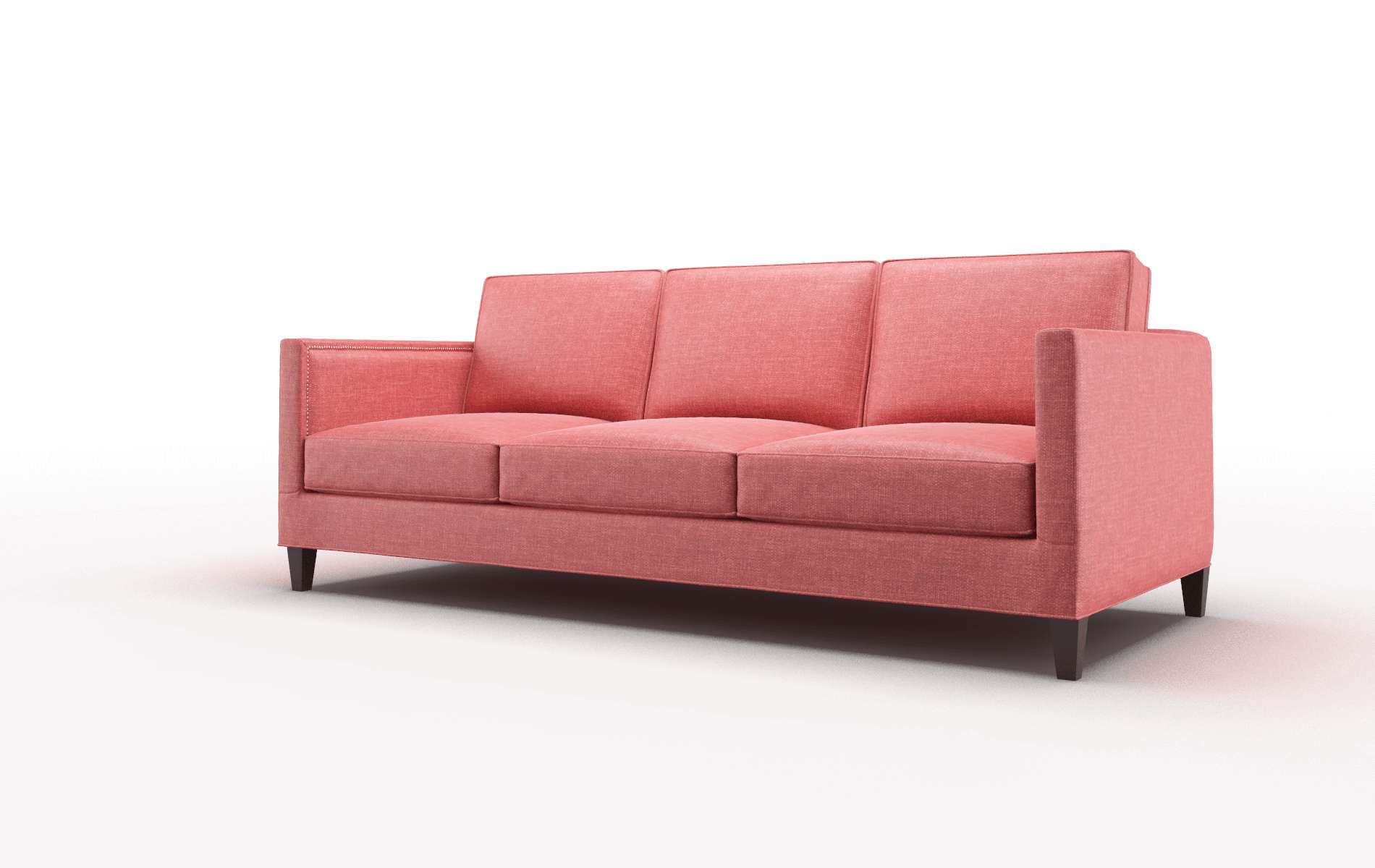 Alps Leslie Poppy Sofa espresso legs 4