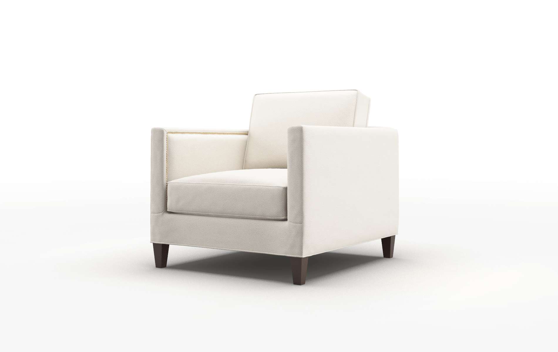 Alps Malibu Linen Chair espresso legs 4