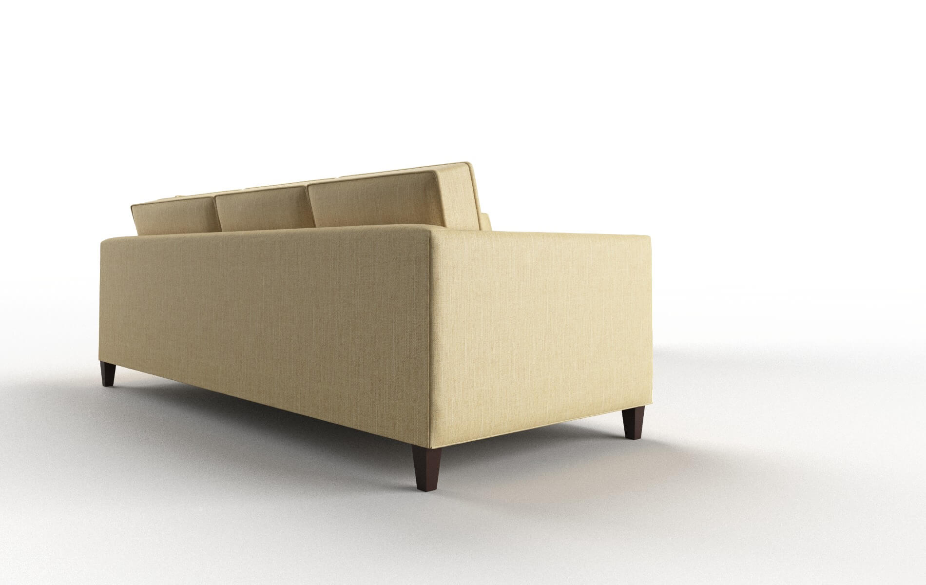 Alps Malibu Maize Sectional espresso legs 3