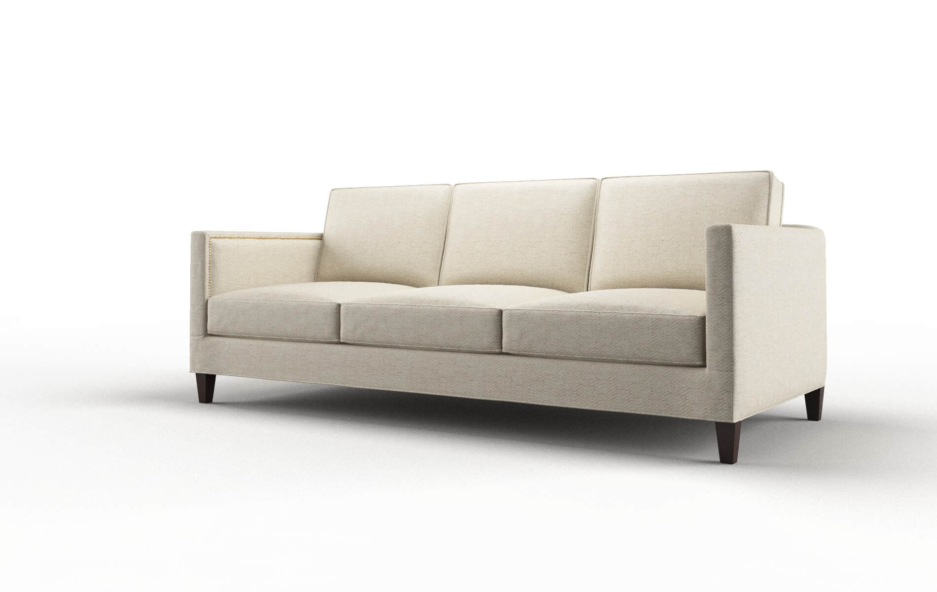Alps Malibu Sand Sofa espresso legs 4
