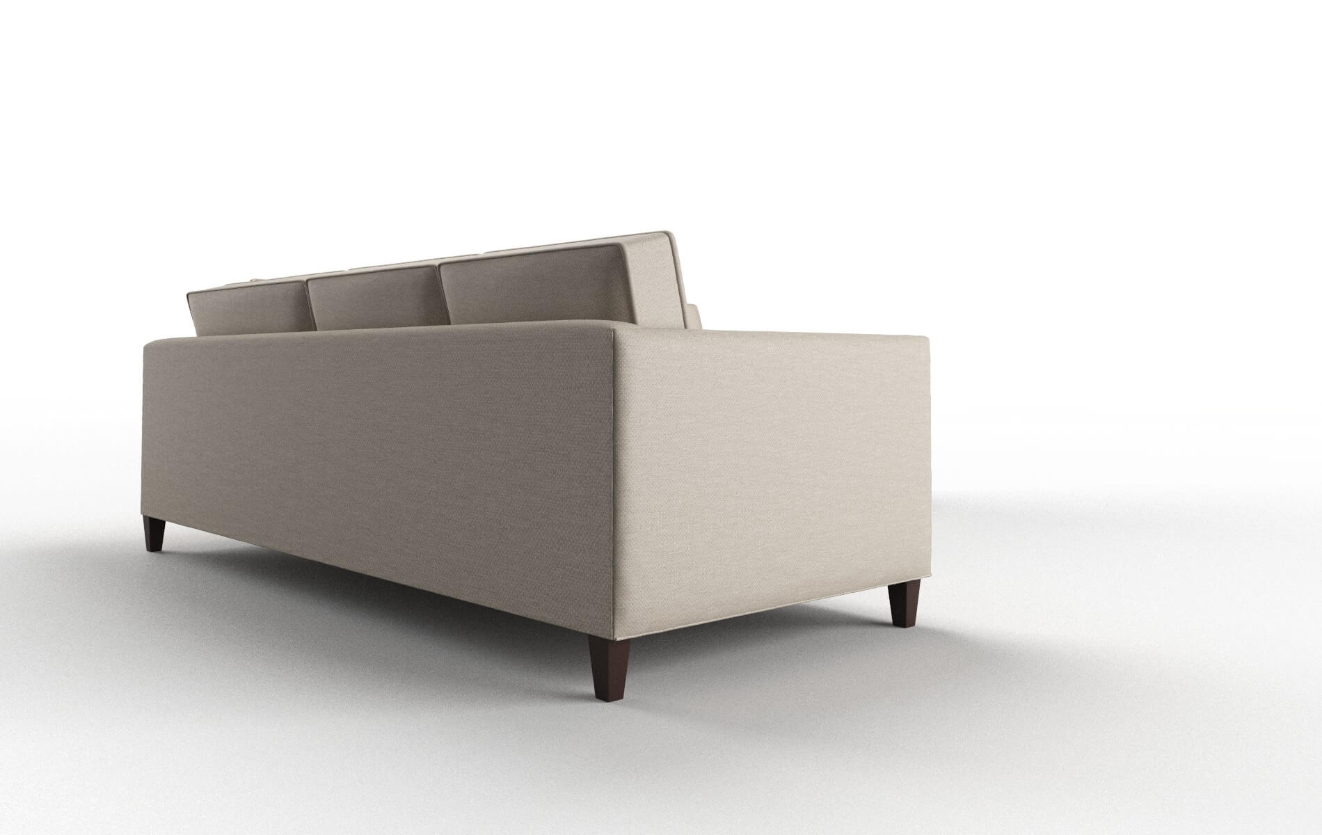 Alps Naples Almond Sectional espresso legs 3