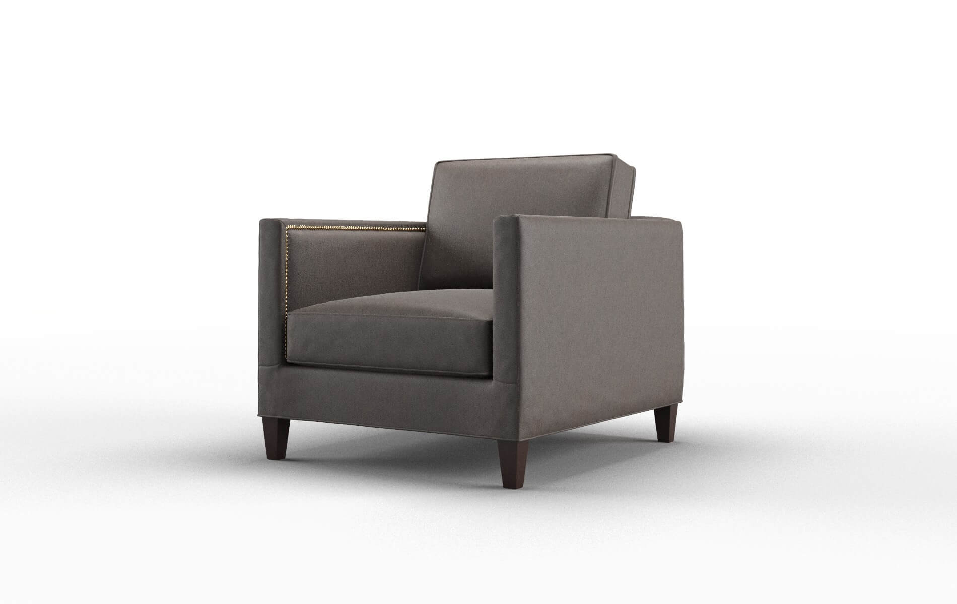 Alps Naples Graphite Chair espresso legs 4