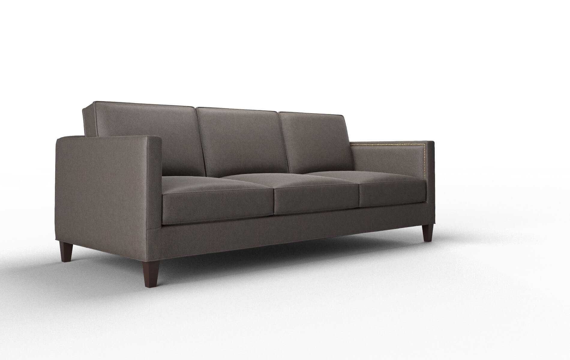 Alps Naples Graphite Sofa espresso legs 2