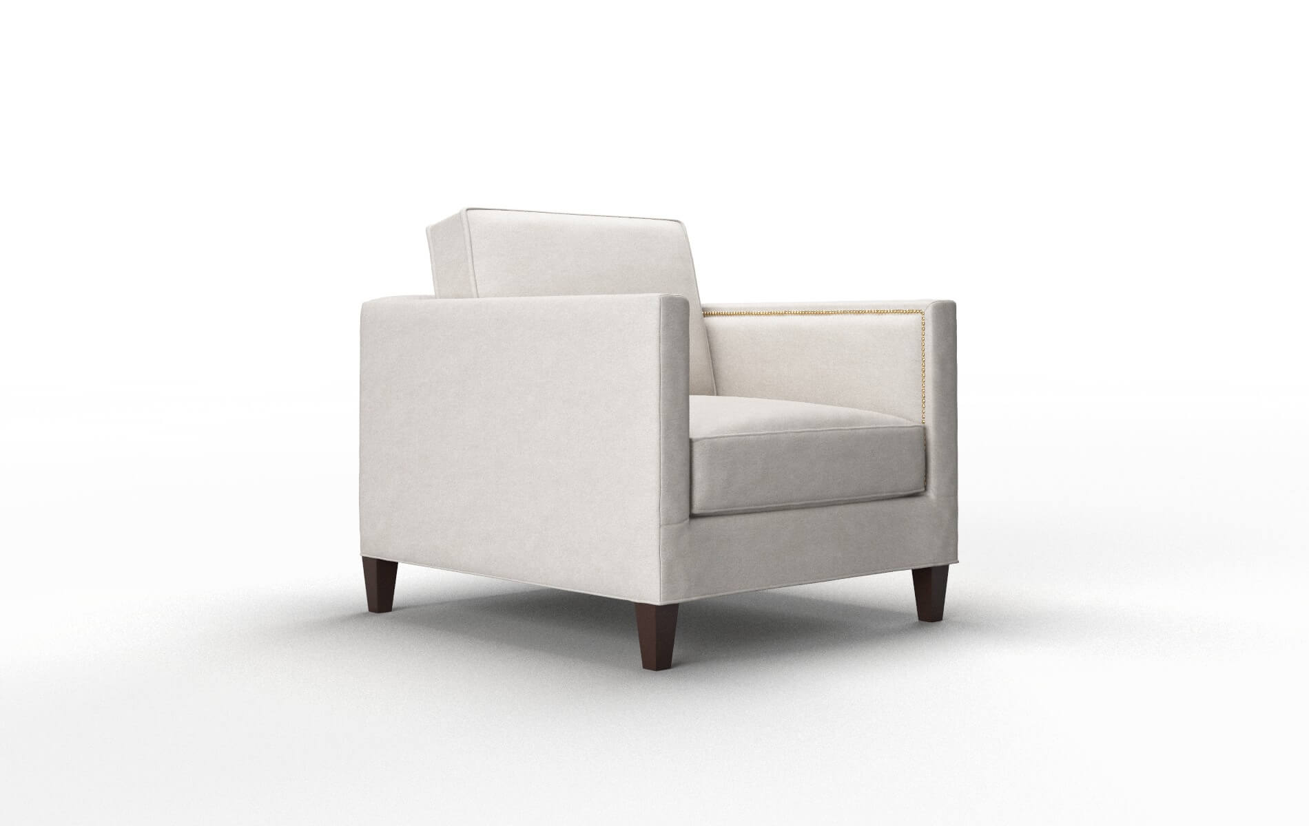 Alps Noble Grey Chair espresso legs 2