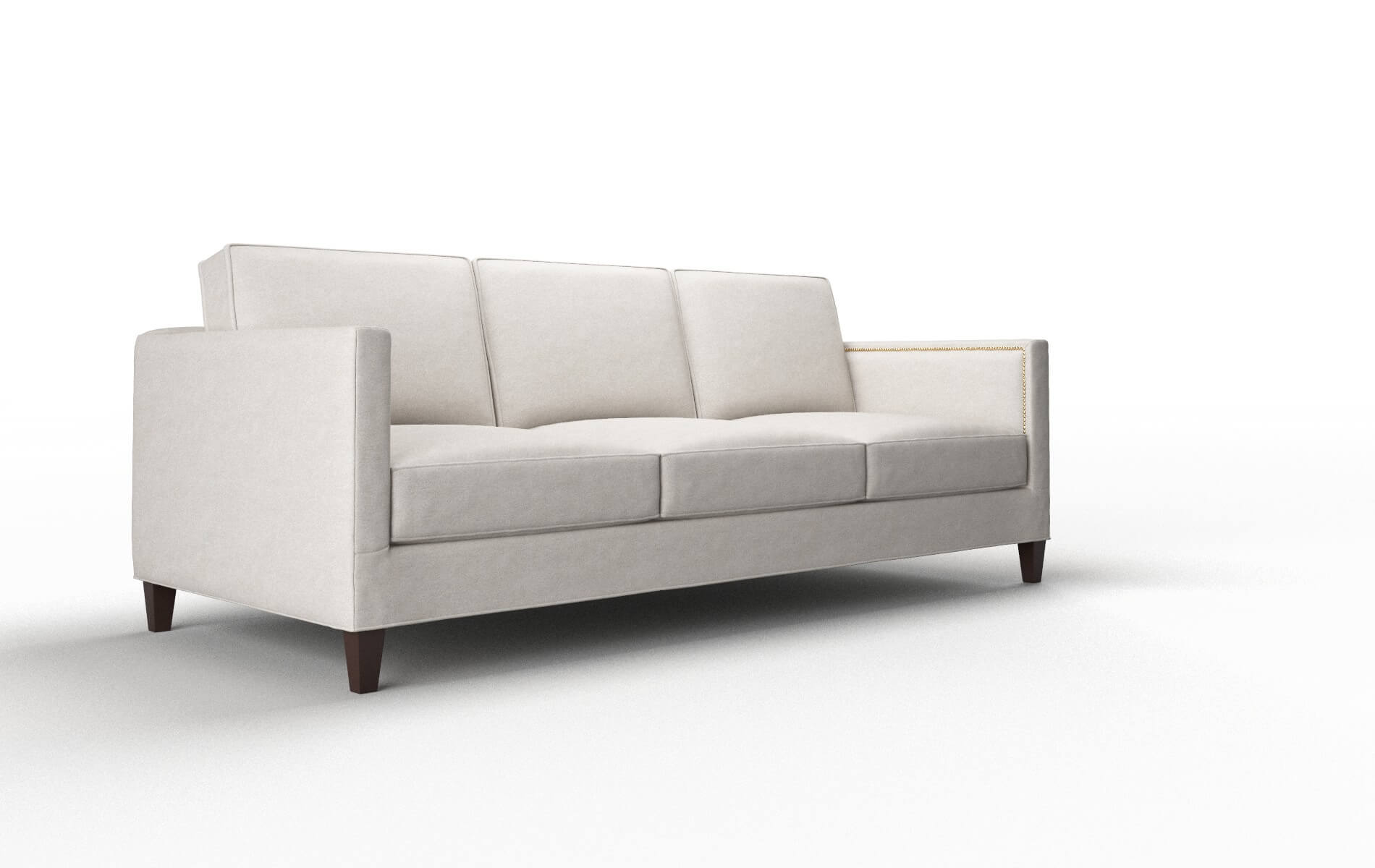 Alps Noble Grey Sofa espresso legs 2