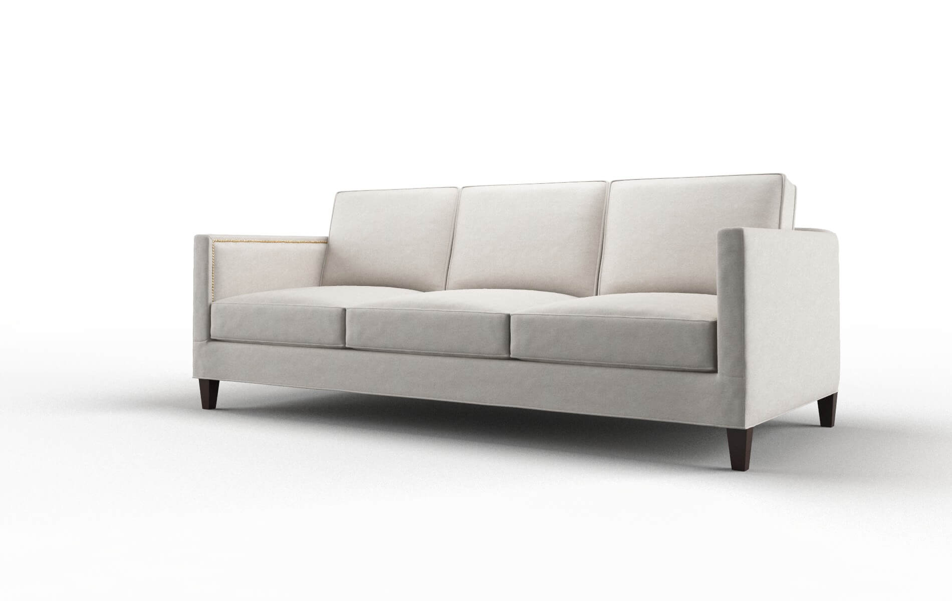 Alps Noble Grey Sofa espresso legs 4