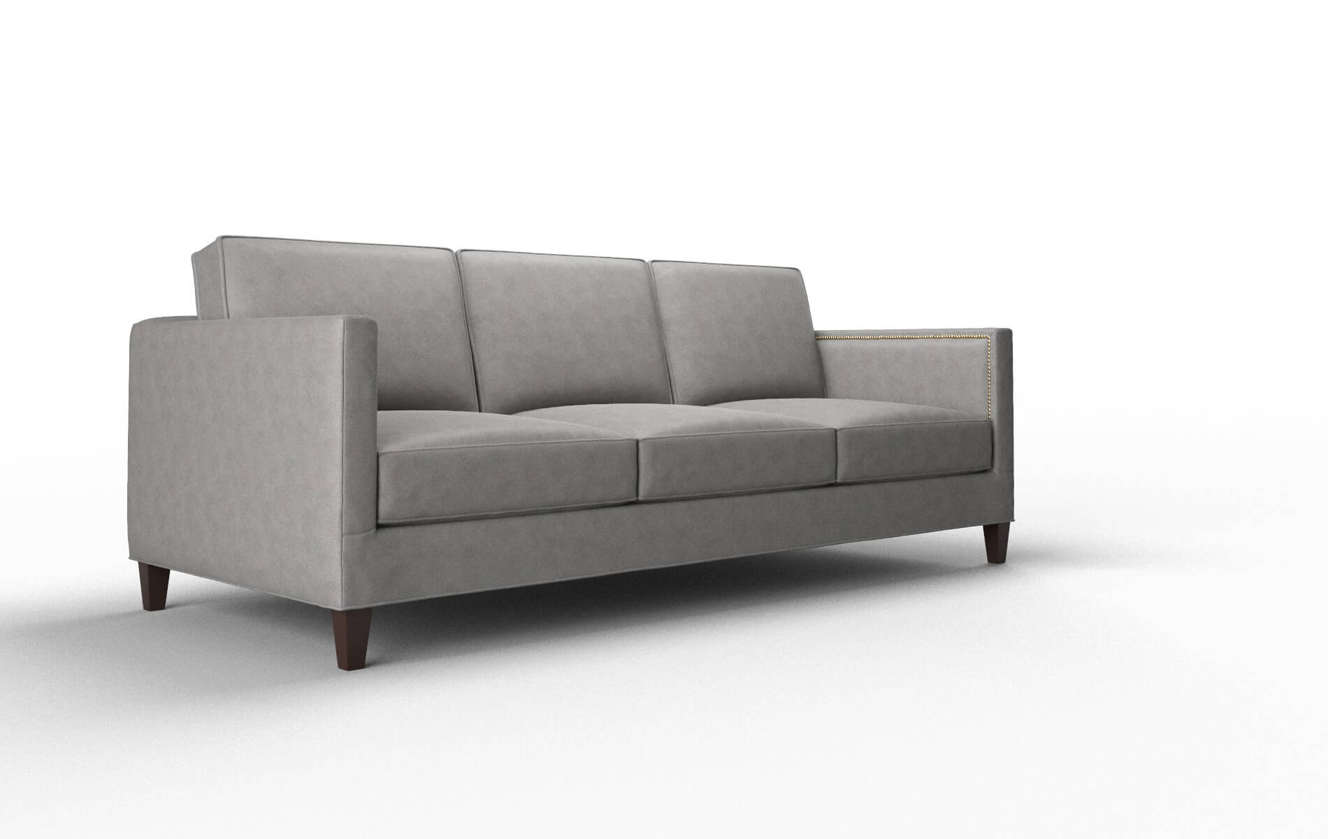 Alps Noble Smoke Sofa espresso legs 2