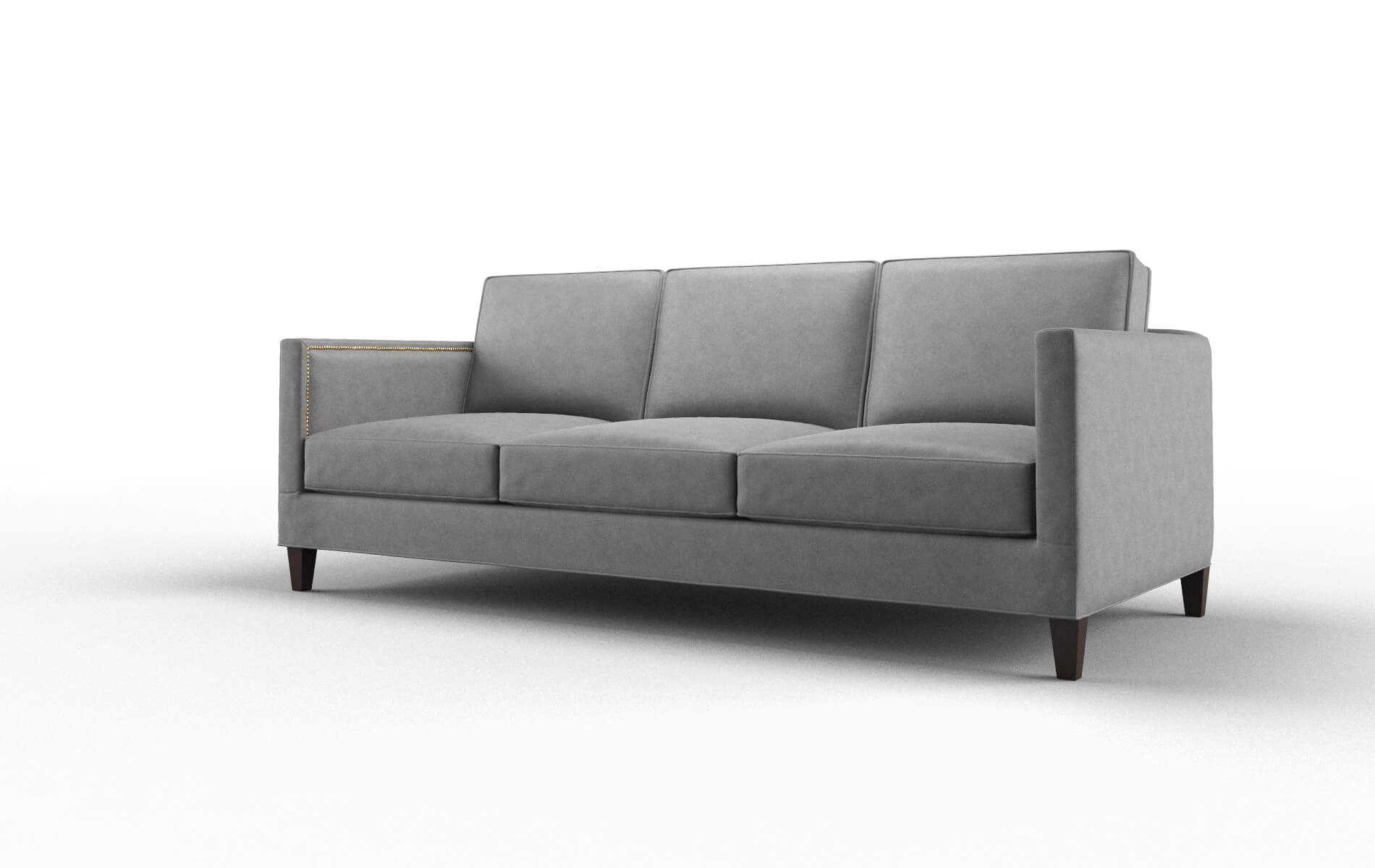 Alps Noble Smoke Sofa espresso legs 4