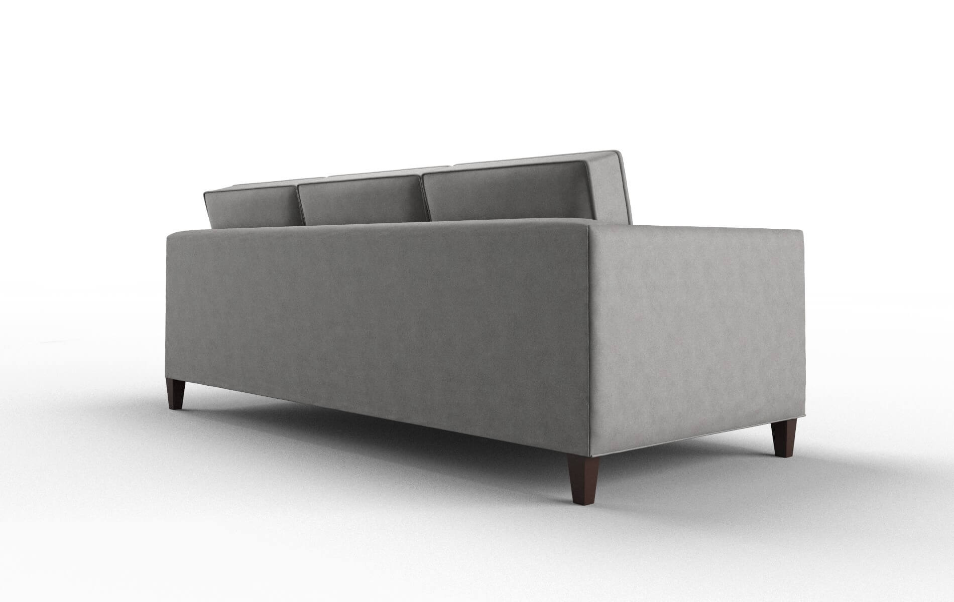 Alps Noble Smoke Sofa espresso legs 5