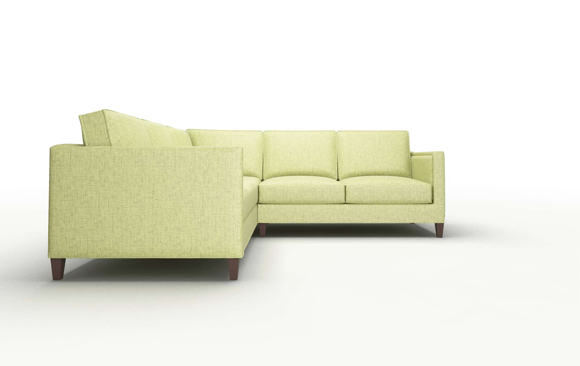 Alps Notion Appletini Sectional espresso legs 2