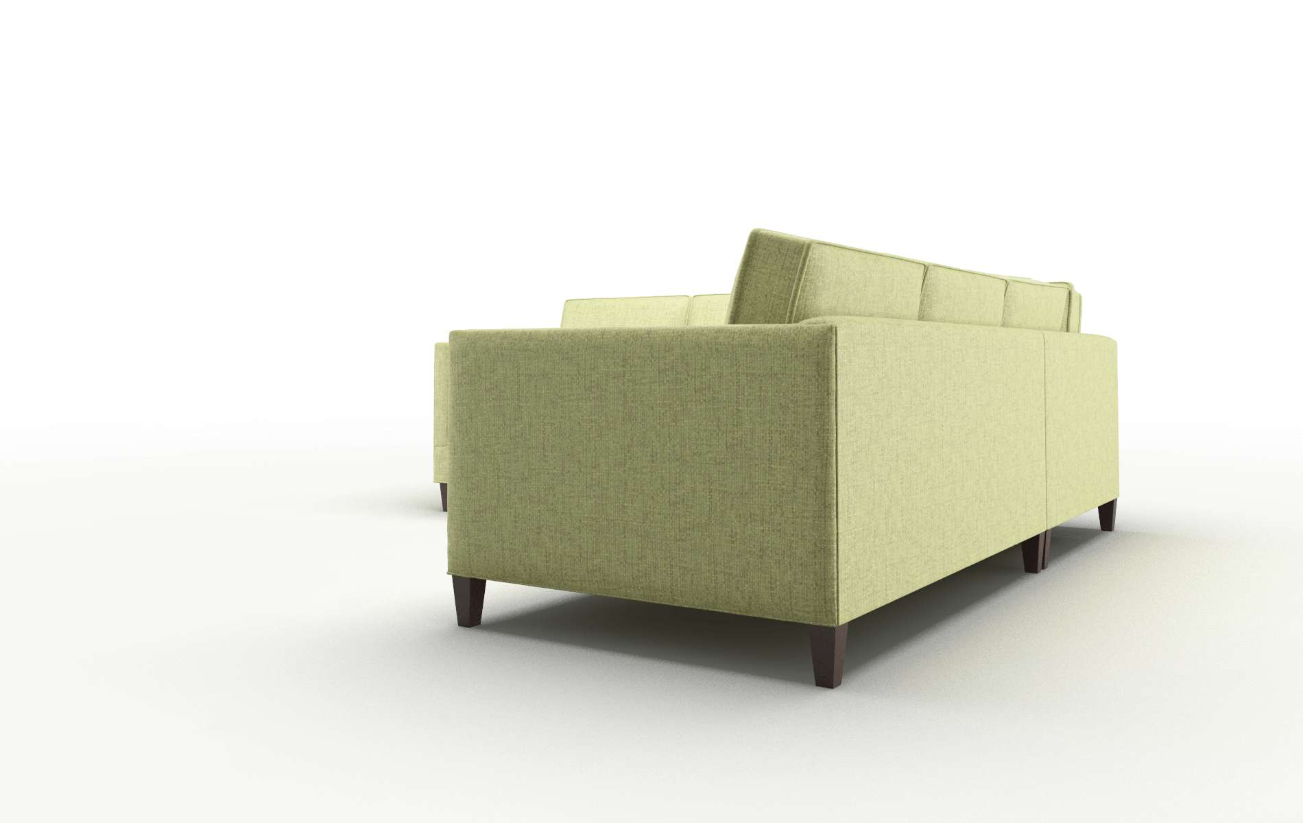 Alps Notion Appletini Sectional espresso legs 4