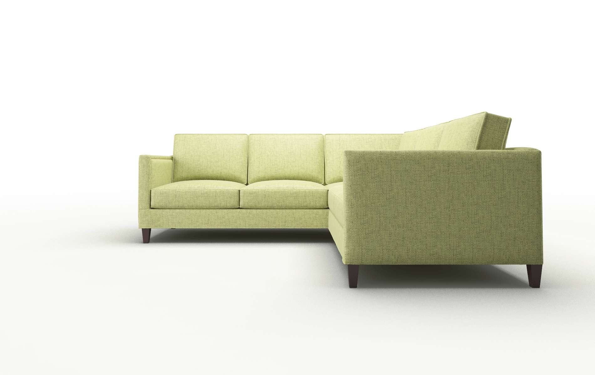 Alps Notion Appletini Sectional espresso legs 5
