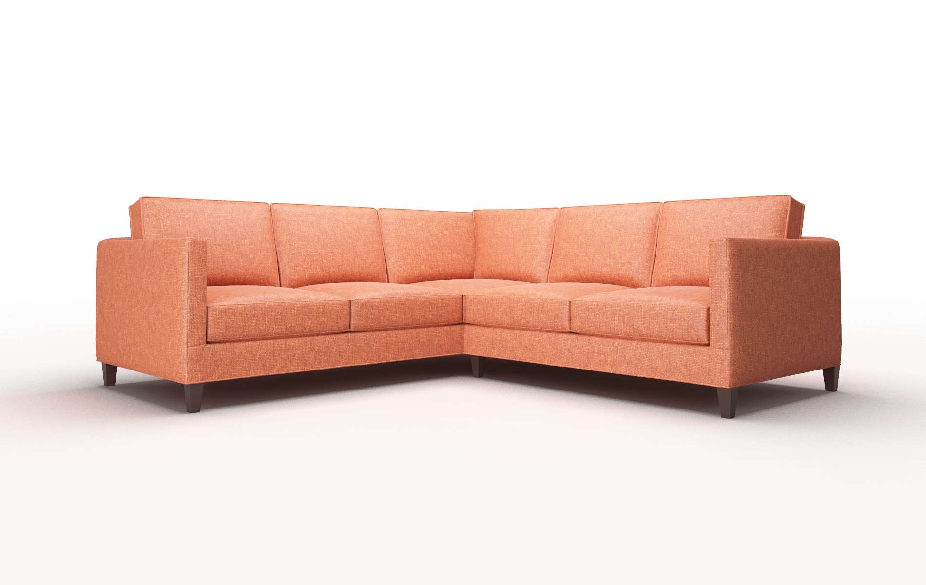 Alps Notion Tang Sectional espresso legs 1