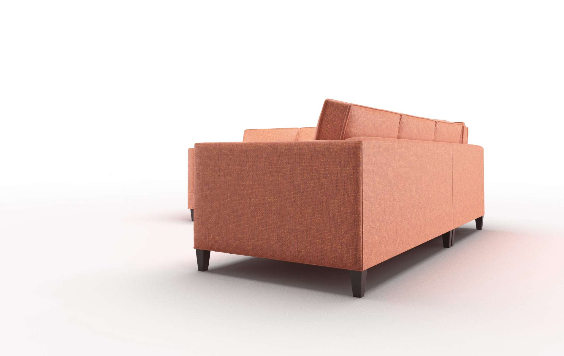 Alps Notion Tang Sectional espresso legs 4