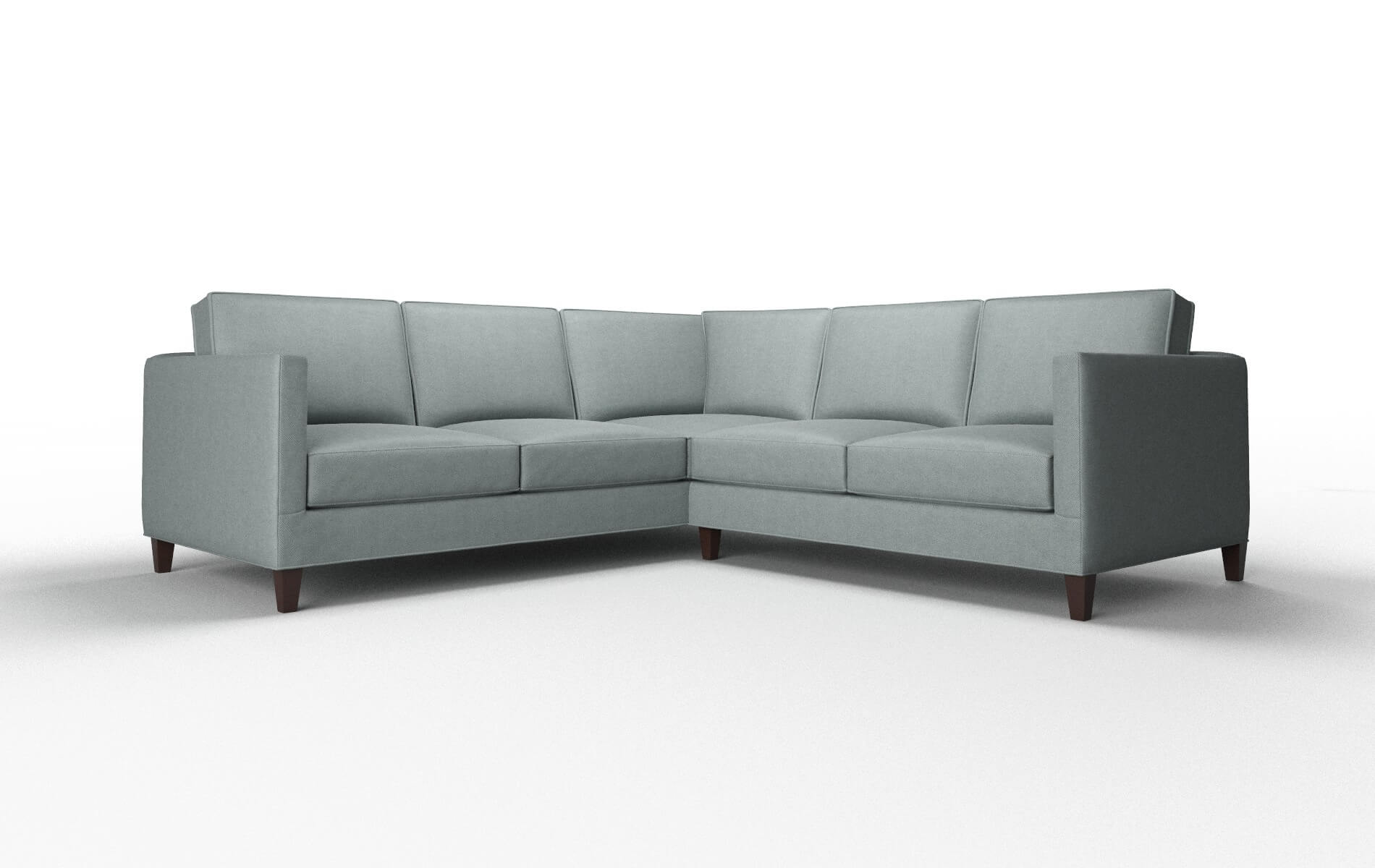 Alps Oakley Baltic Sectional espresso legs 1
