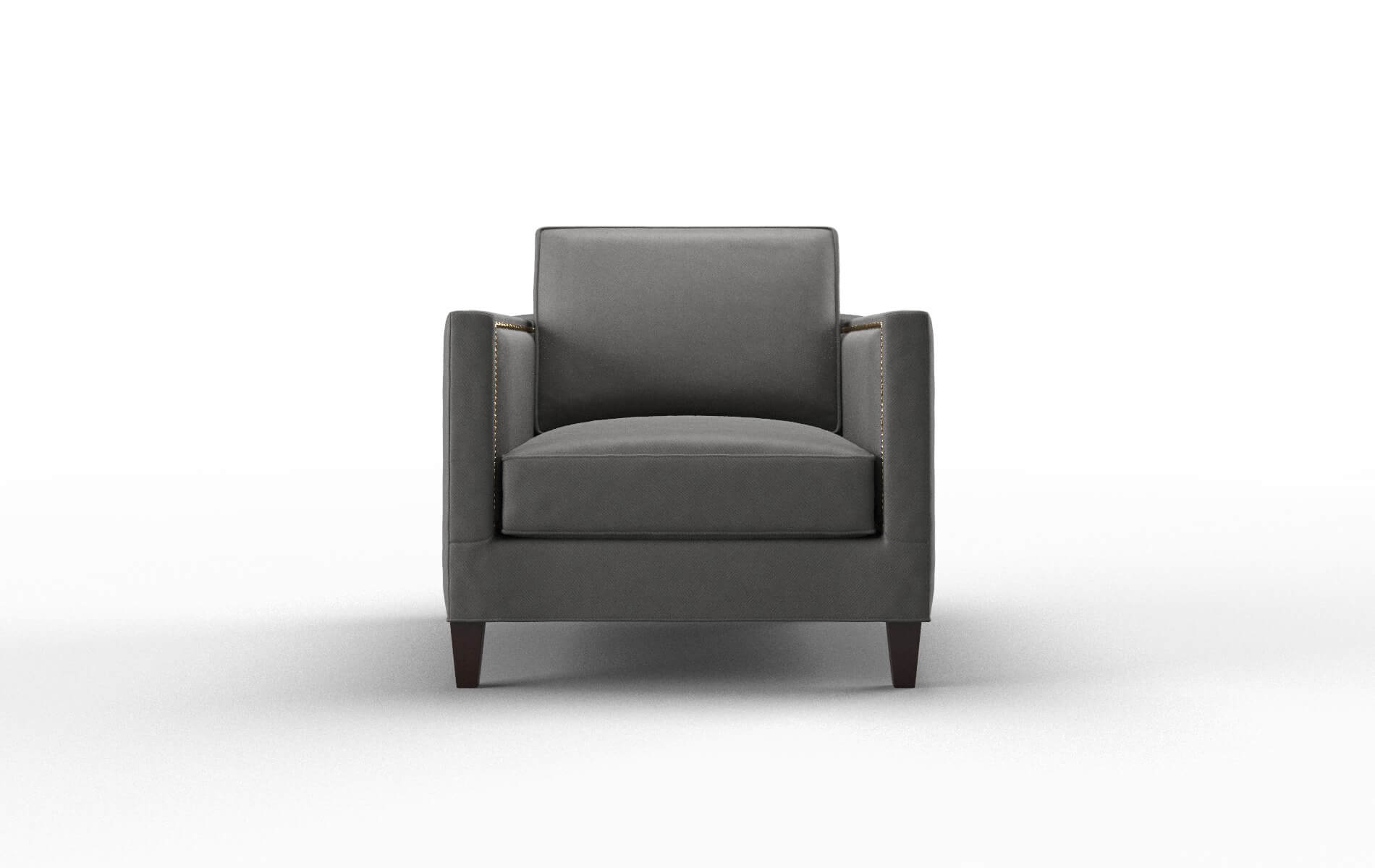 Alps Oakley Charcoal Chair espresso legs 1