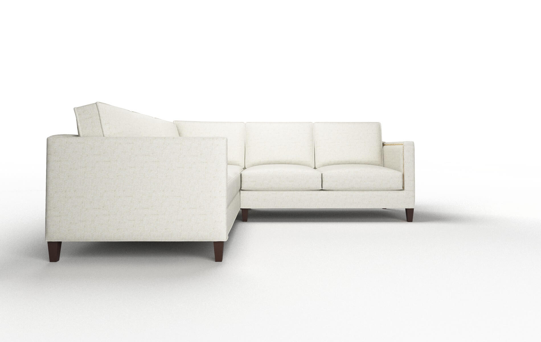 Alps Oceanside Birch Sectional espresso legs 2
