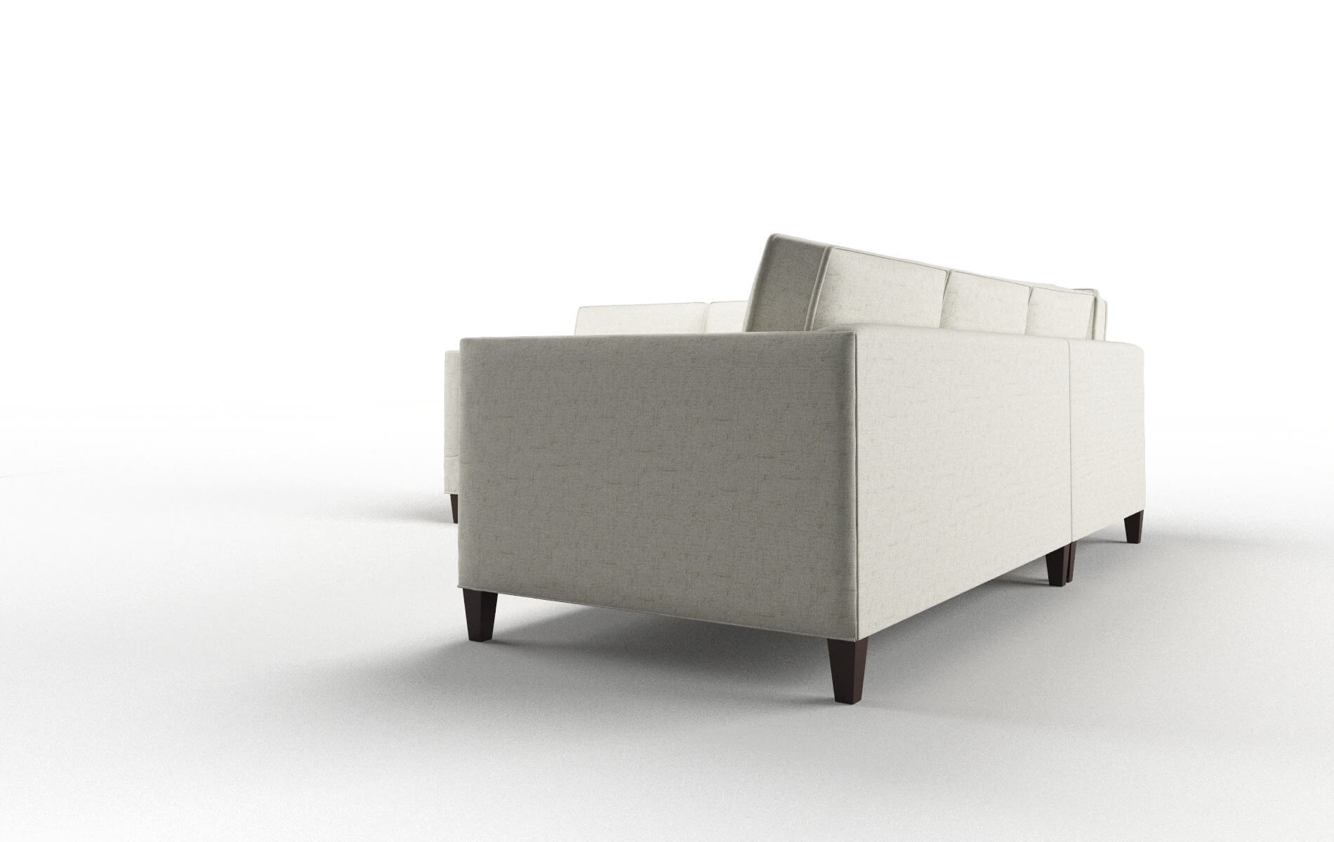 Alps Oceanside Birch Sectional espresso legs 4