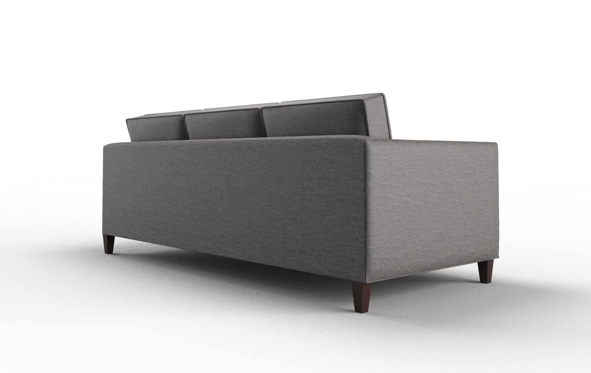 Alps Oscar Charcoal Sofa espresso legs 5