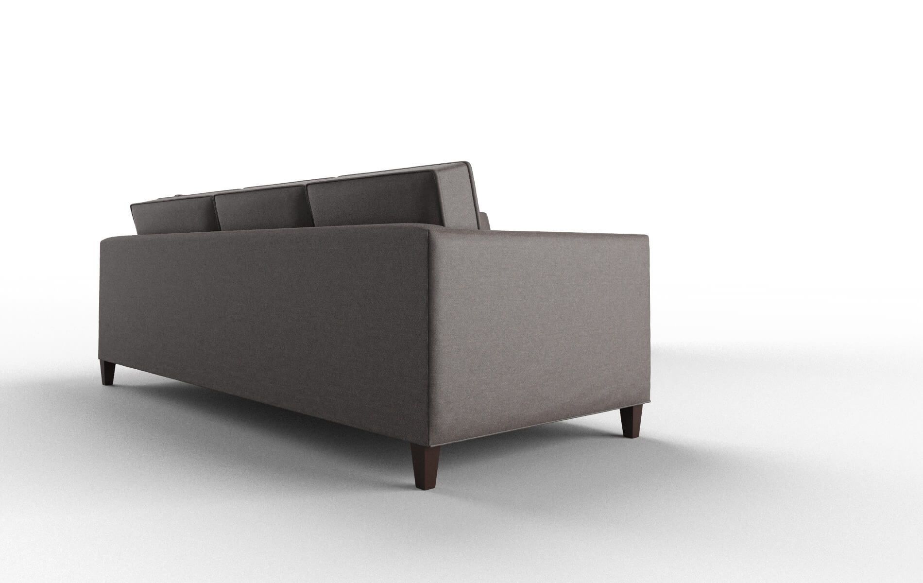 Alps Oscar Chocolate Sectional espresso legs 3