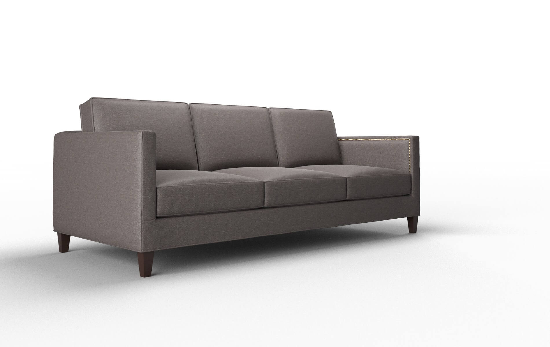 Alps Oscar Chocolate Sofa espresso legs 2