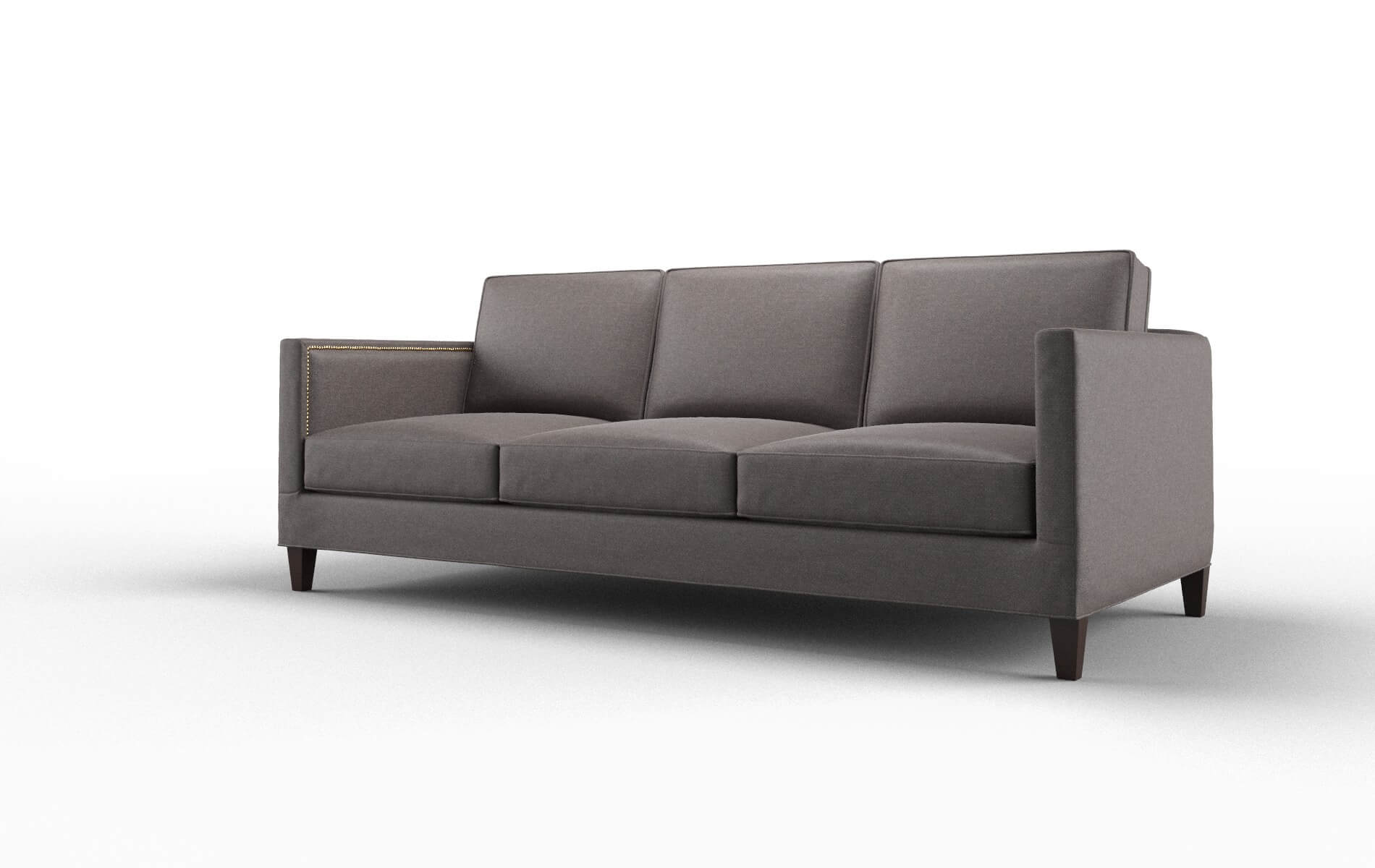 Alps Oscar Chocolate Sofa espresso legs 4