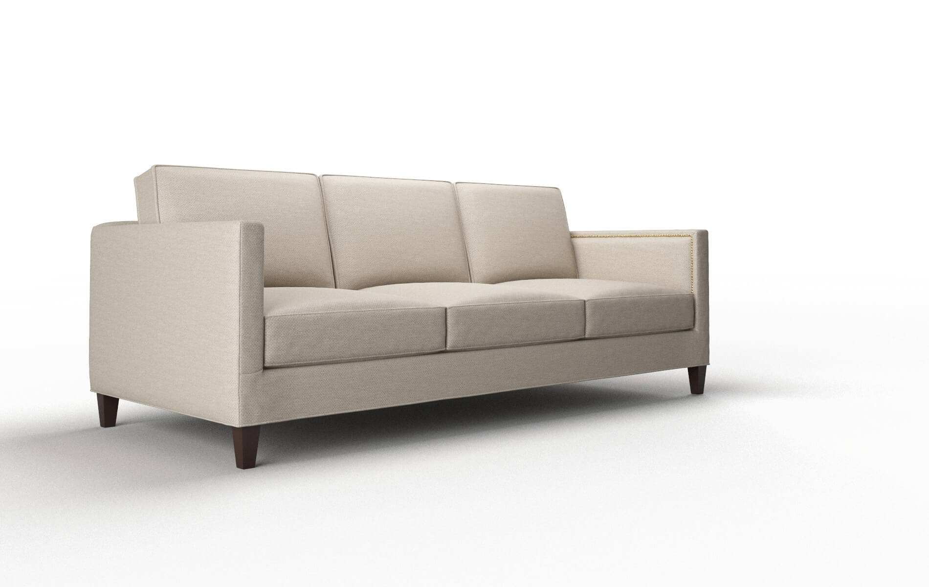 Alps Oscar Linen Sofa espresso legs 2