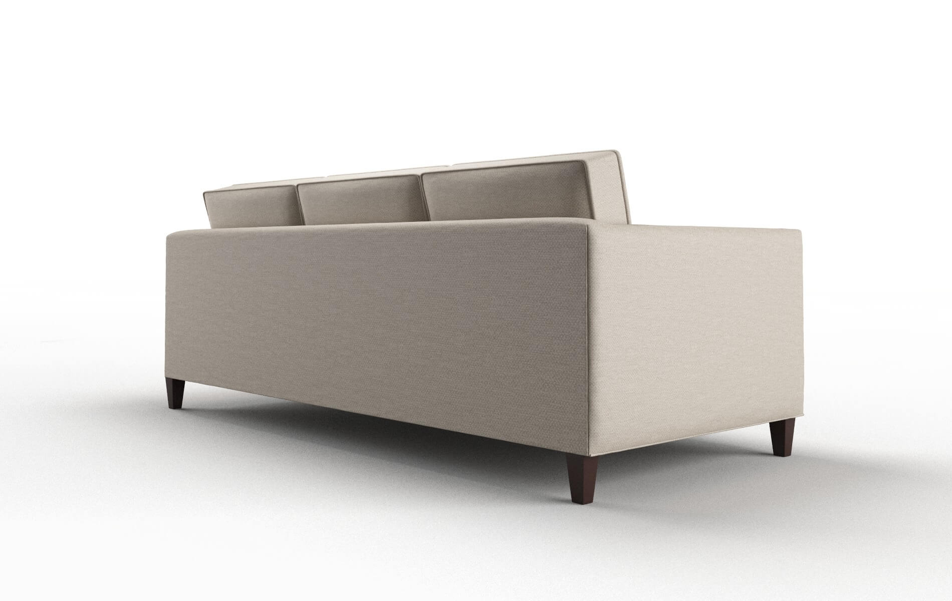 Alps Oscar Linen Sofa espresso legs 5