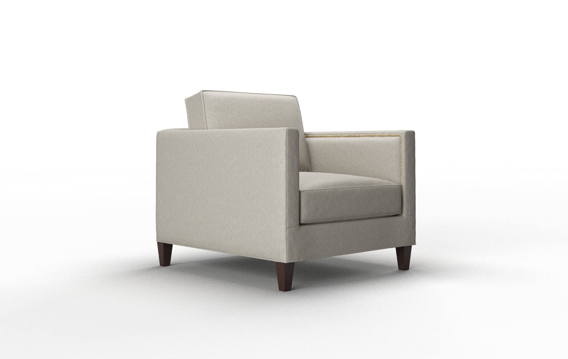 Alps Oscar Silver Chair espresso legs 2