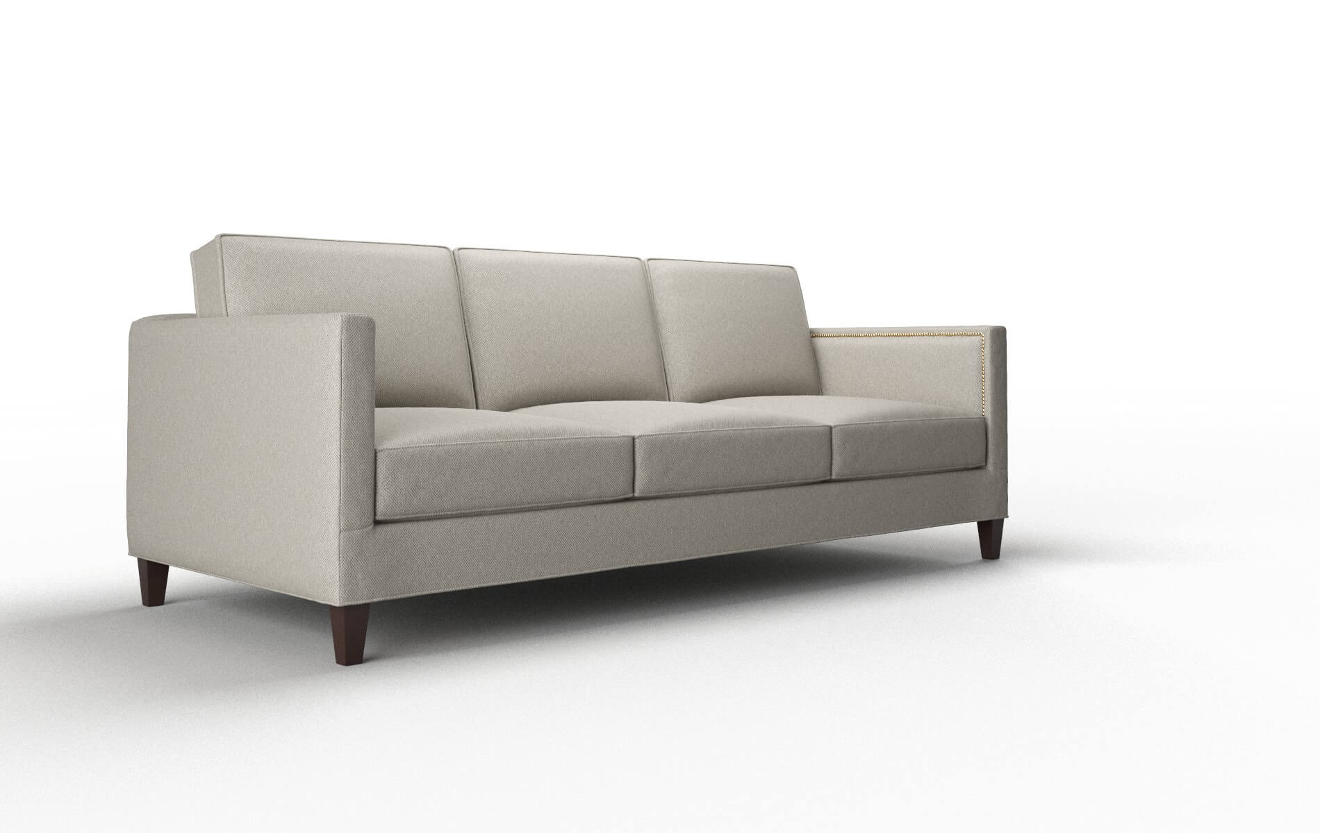 Alps Oscar Silver Sofa espresso legs 2