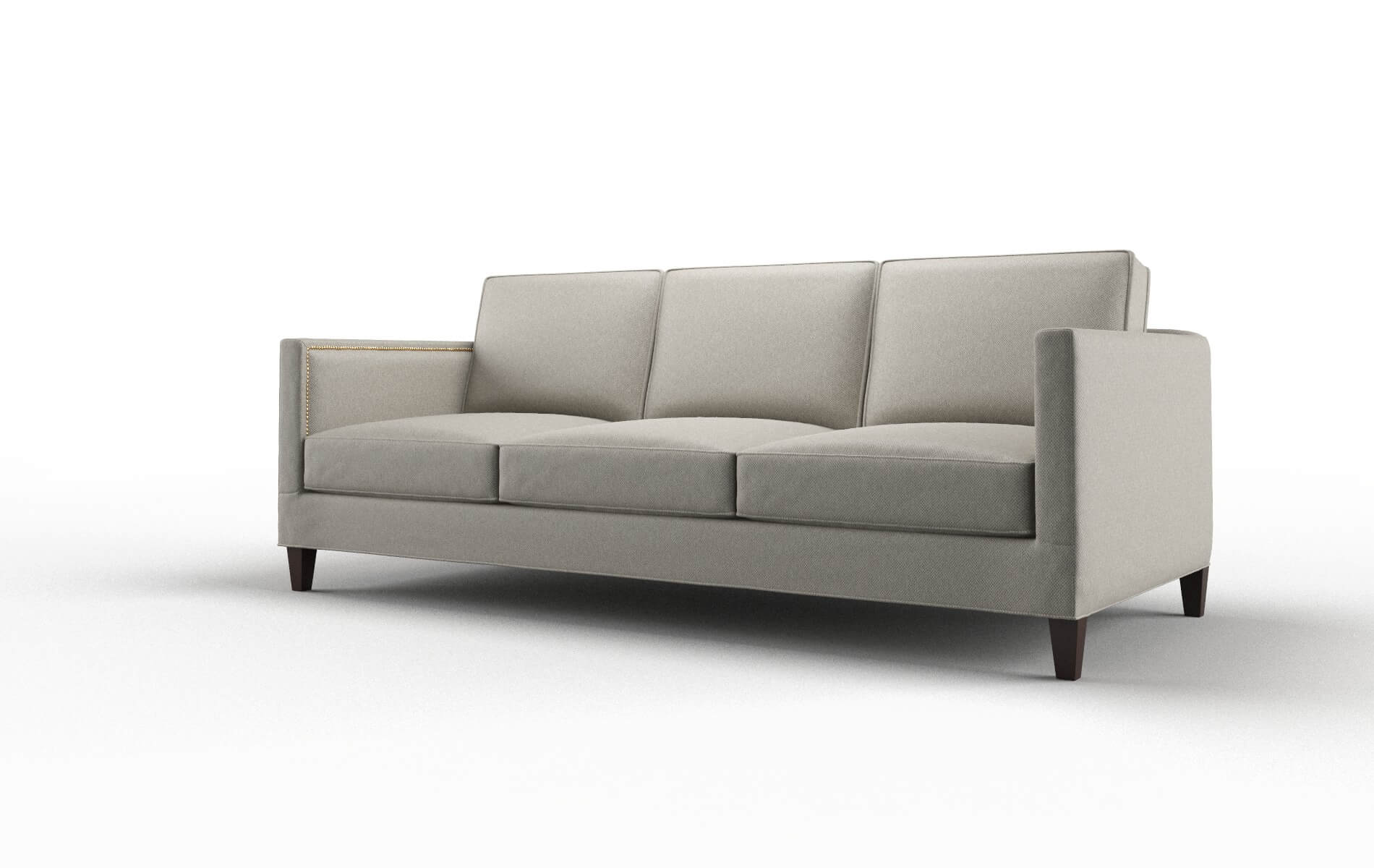 Alps Oscar Silver Sofa espresso legs 4