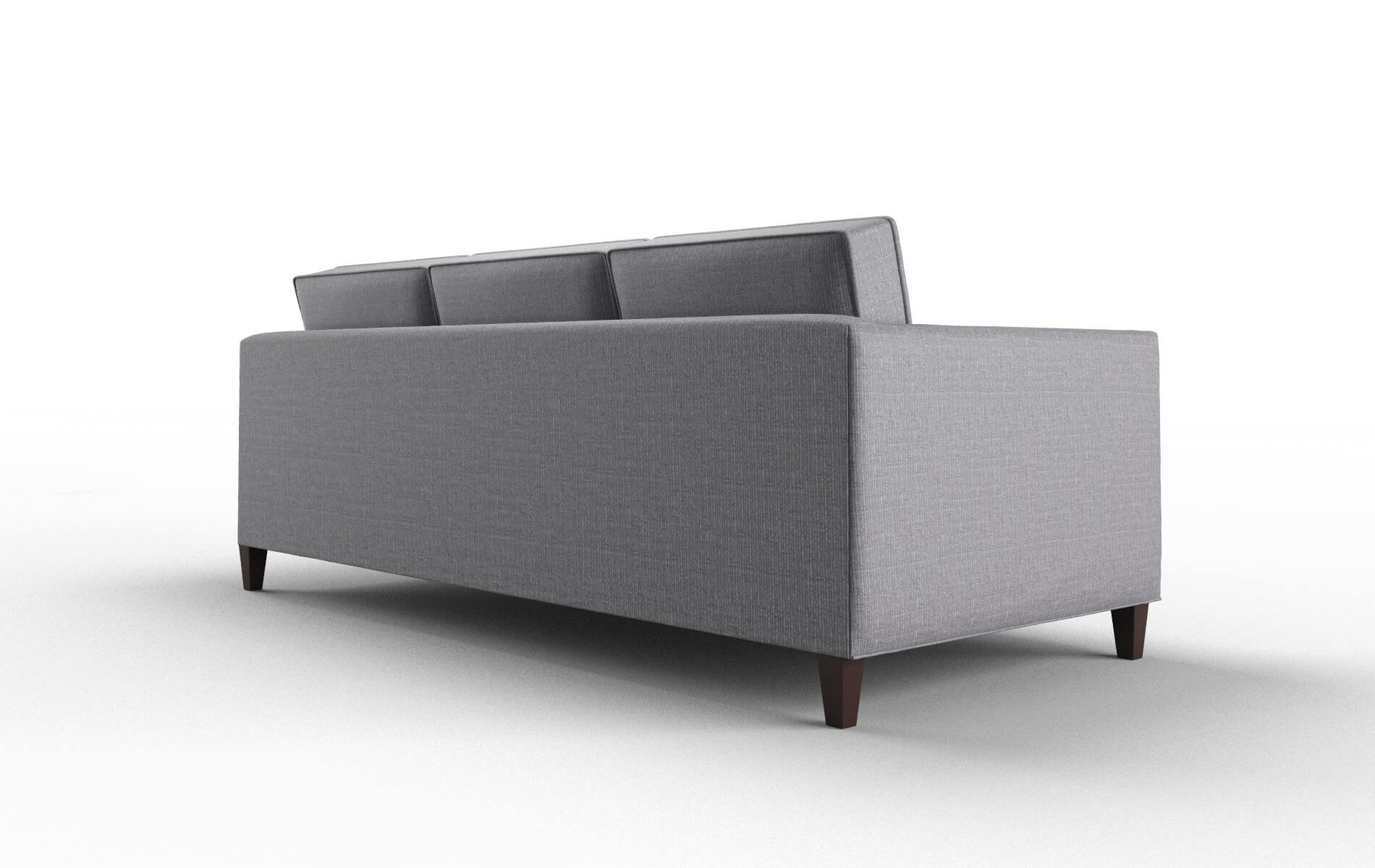 Alps Parker Ash Sofa espresso legs 5