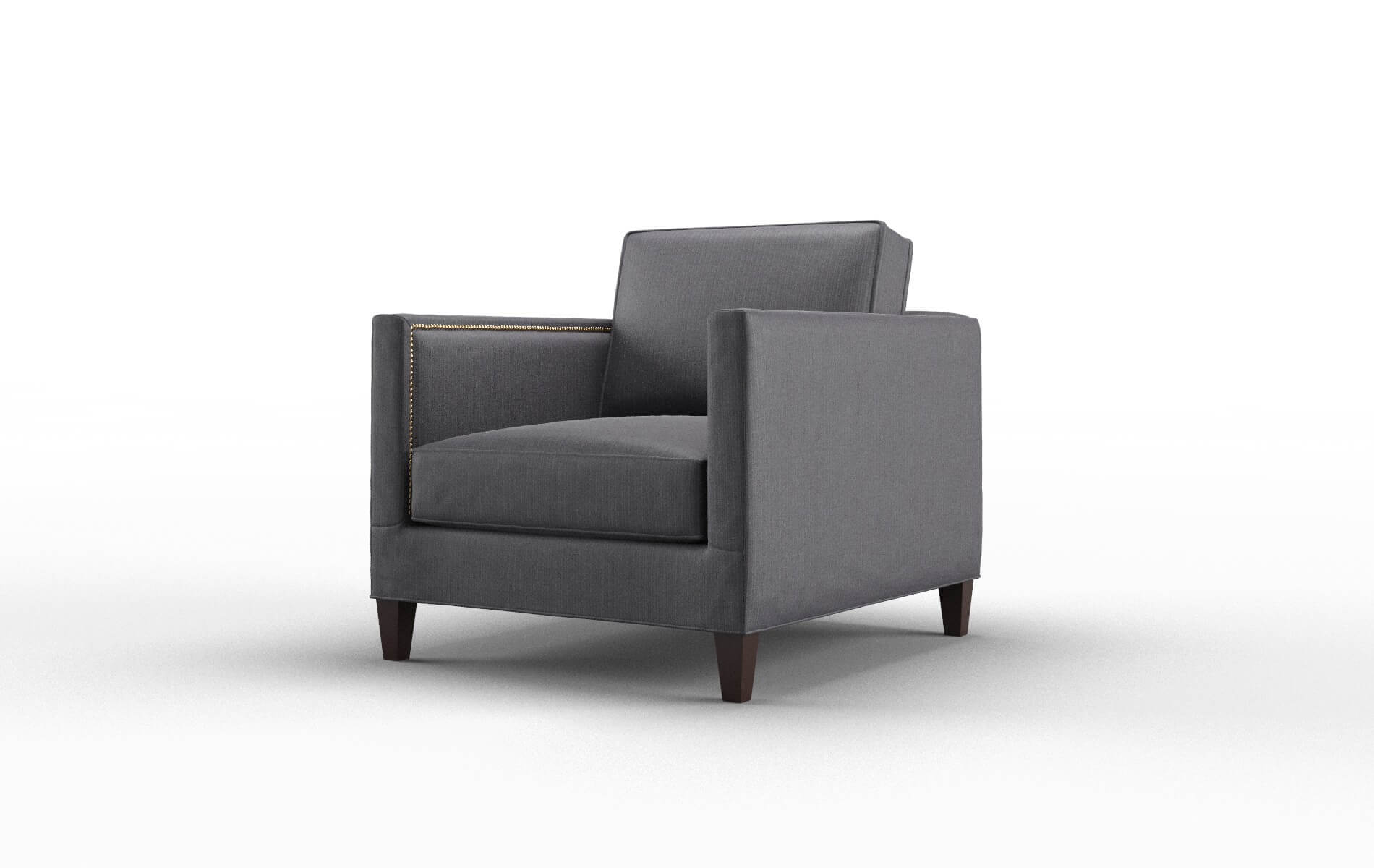 Alps Parker Charcoal Chair espresso legs 4