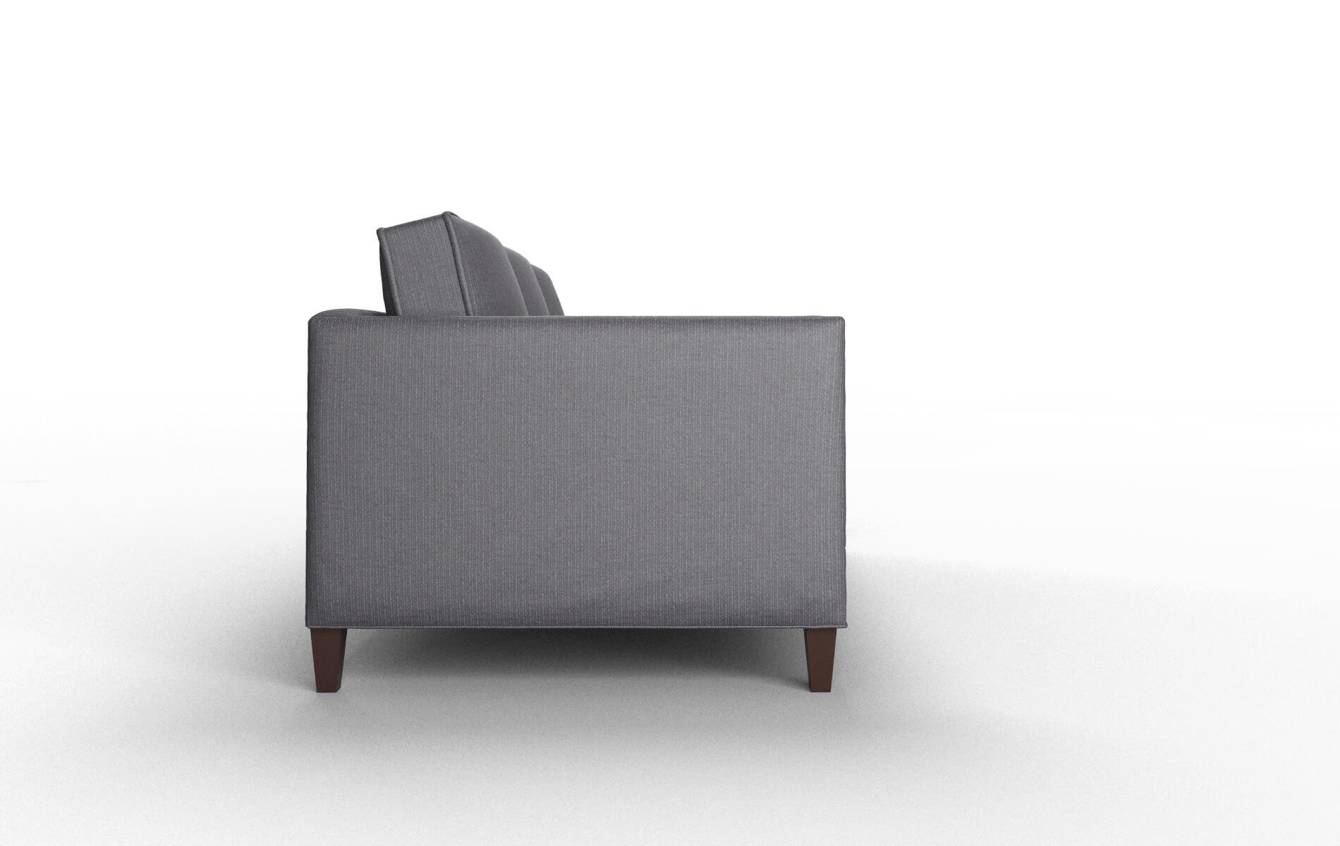 Alps Parker Charcoal Sofa espresso legs 3