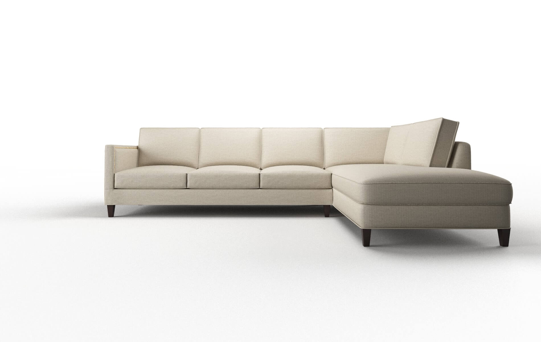 Alps Parker Linen Panel espresso legs 1