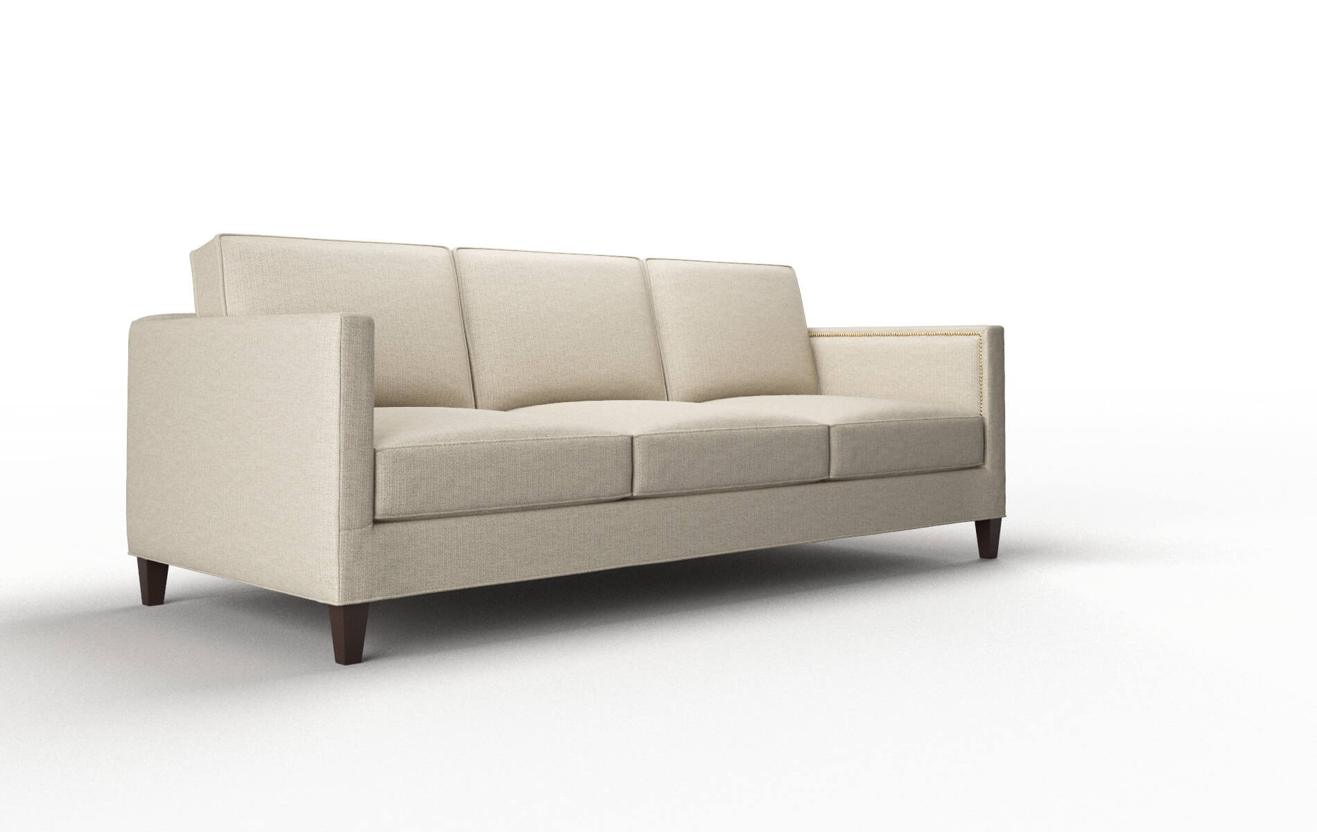 Alps Parker Linen Sofa espresso legs 2
