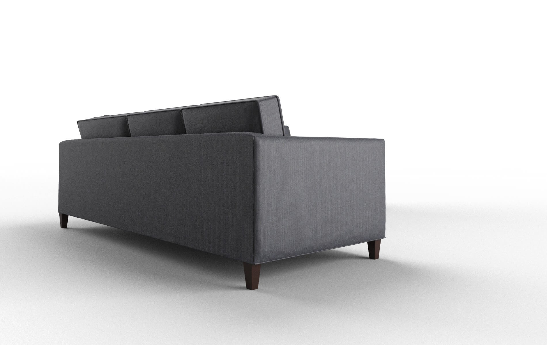 Alps Parker Midnight Sectional espresso legs 3