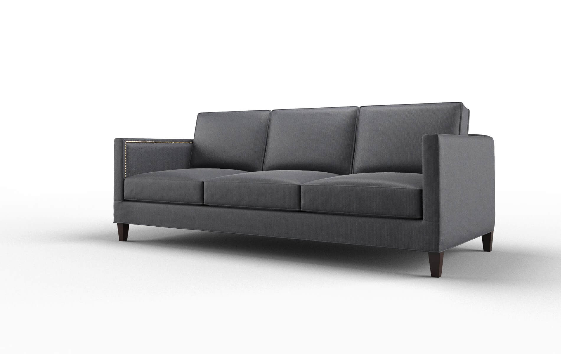 Alps Parker Midnight Sofa espresso legs 4